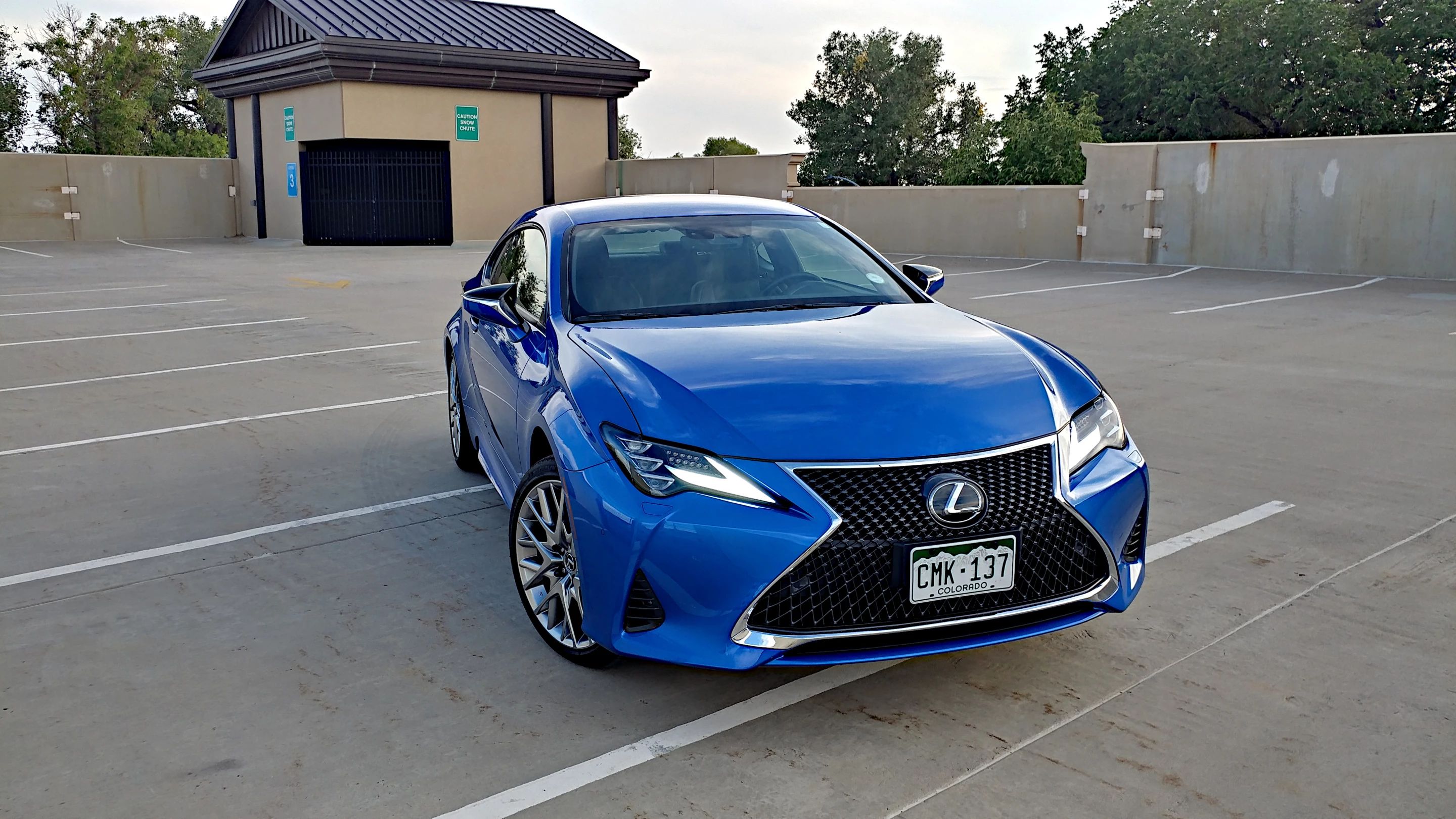 The huge Lexus grille has been tamed somewhat with less sharpness to its nose and more visual breakup of the mesh