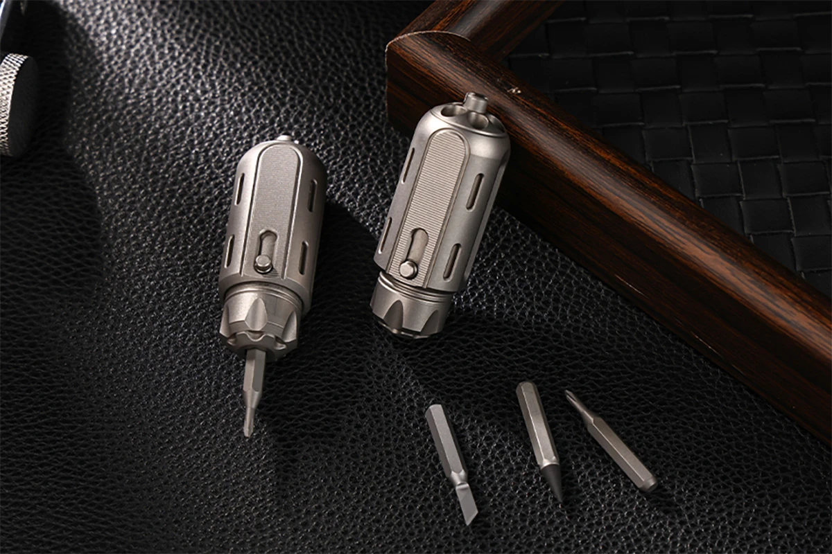 Tiny titanium keyring puts a versatile toolkit in your pocket
