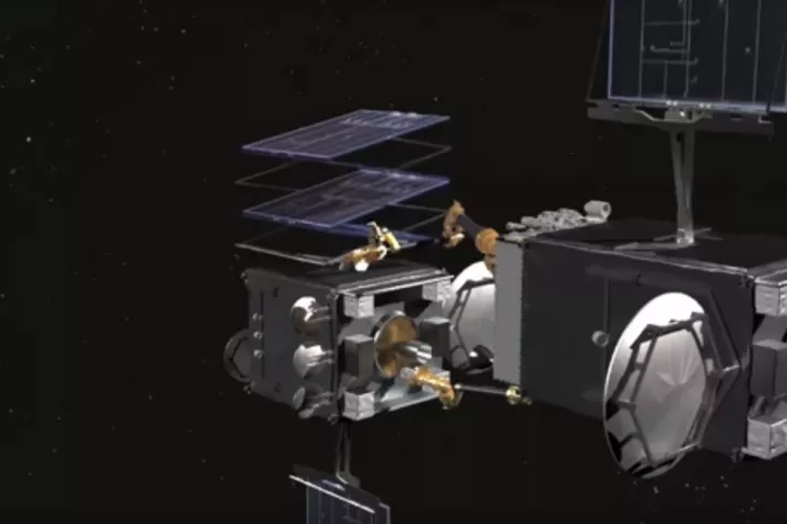 The DARPA RSV docked with a faulty satellite