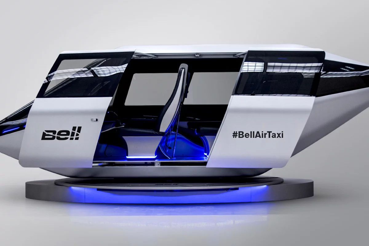 Bell Helicopter has dropped into CES in Las Vegas this week with a flying taxi cabin design