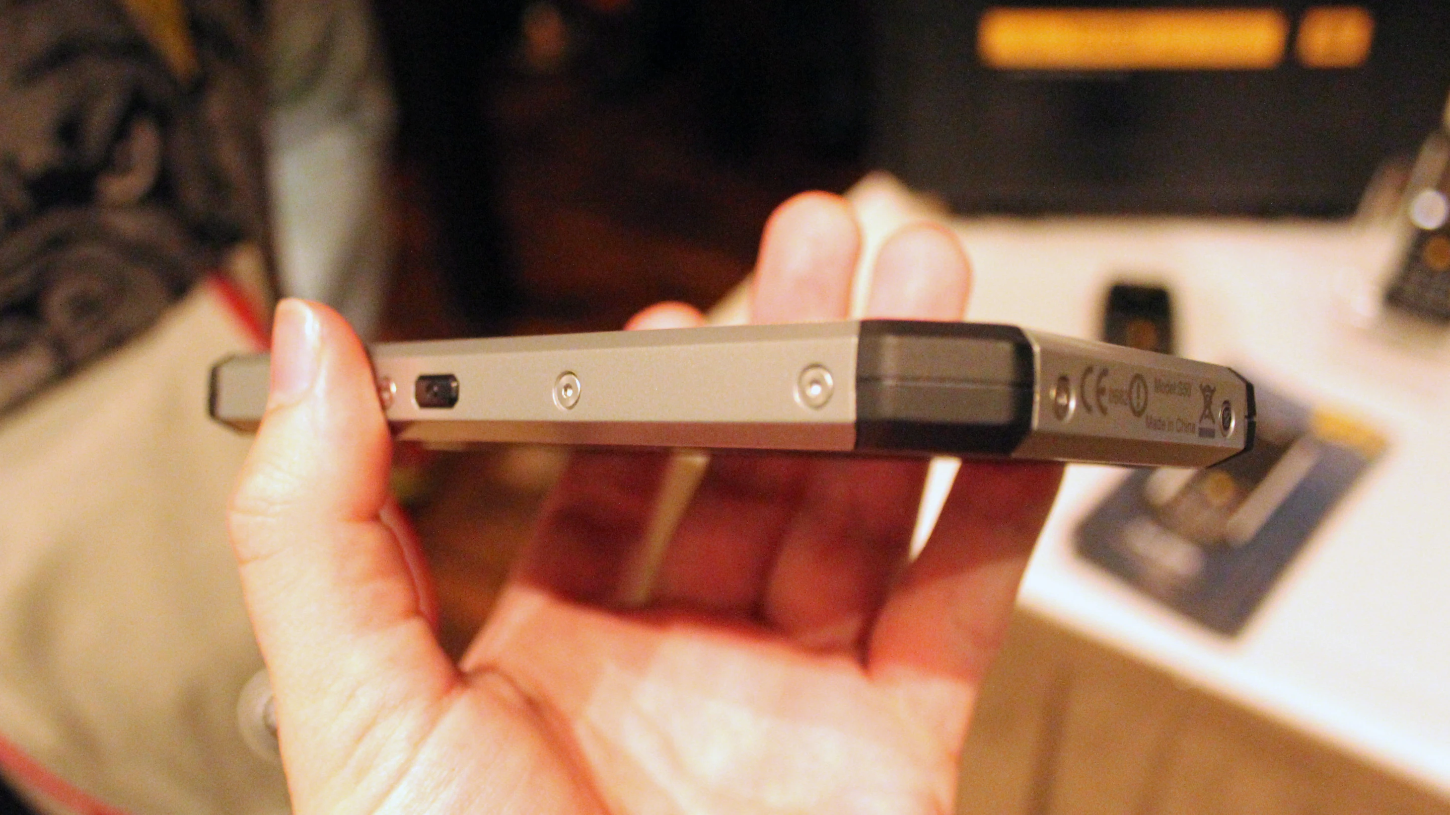 The Cat S50 smartphone's main selling point is its durability (Photo: Chris Wood/Gizmag)