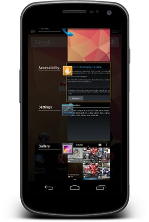 Accessibility for the disabled has improved in Jellybean thanks to options like external braille input