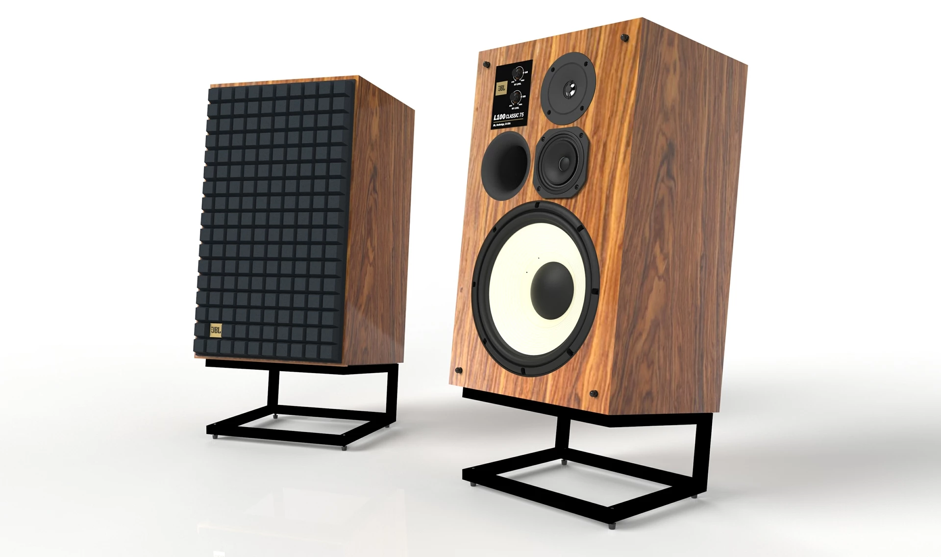 The limited edition JBL L100 Classic 75s are based on the company's L100 Classic loudspeakers