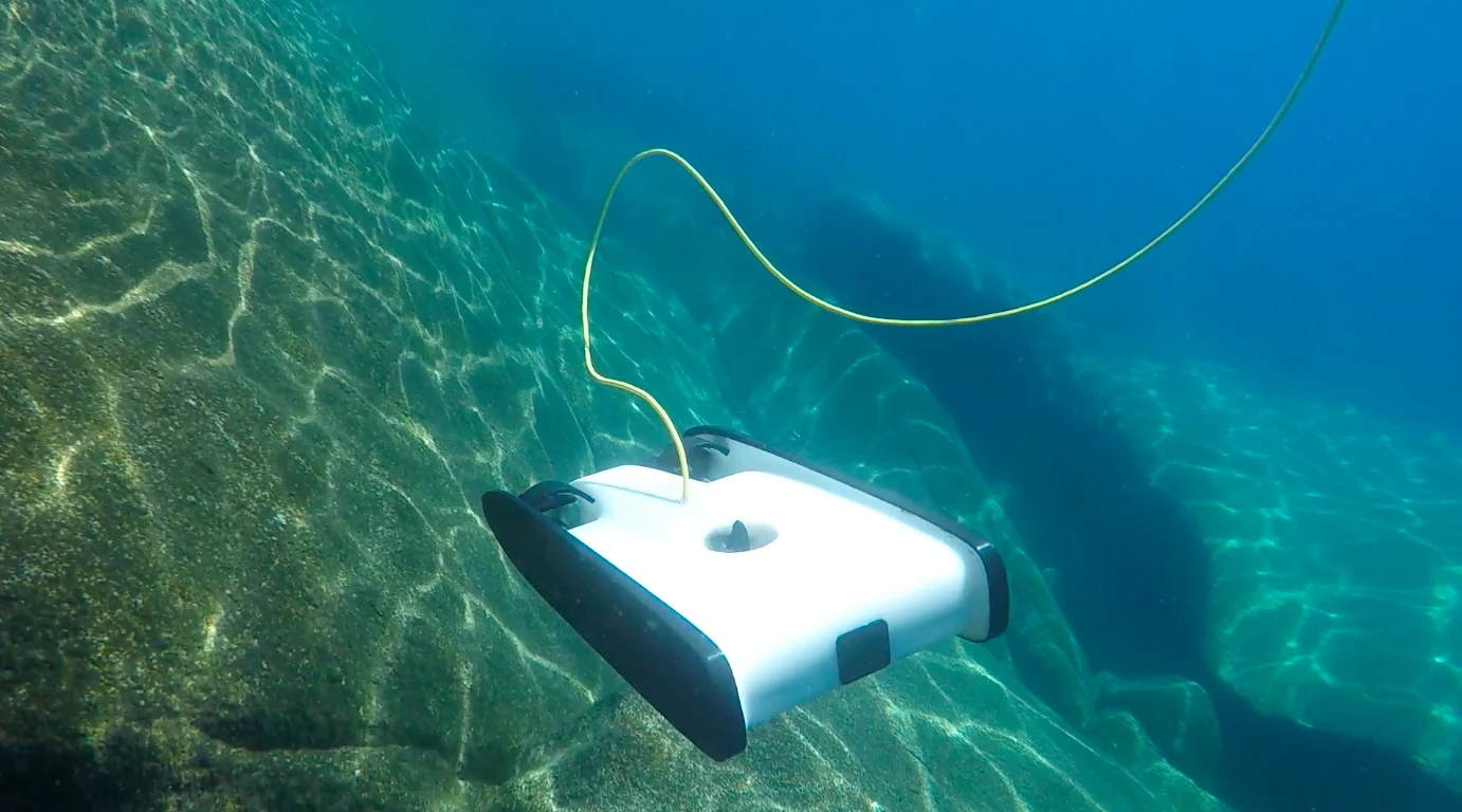 The Trident ROV in its element