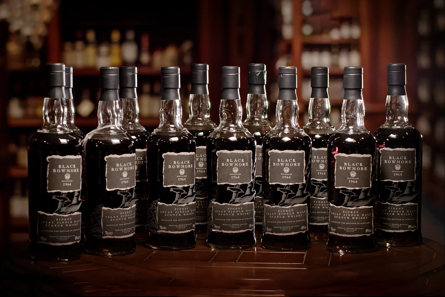 The most plentiful single whisky in Richard Gooding'S "Perfect Collection" was the Black Bowmore 64.
