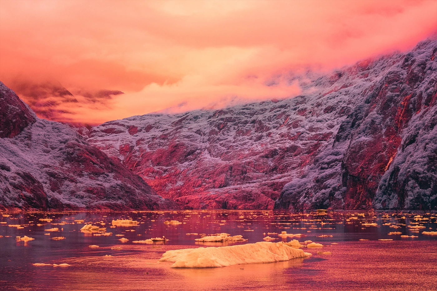 InfraMunk vs Tracy Arm Fjord is a project from photographer Bradley G Munkowitz documenting a fjord in Alaska using a modified FujiFilm X-T1 in a variety of narrow infrared spectrums, resulting in a variety of stunningly unique images (Credit: Bradley G Munkowitz / CC BY-NC-ND 4.0)