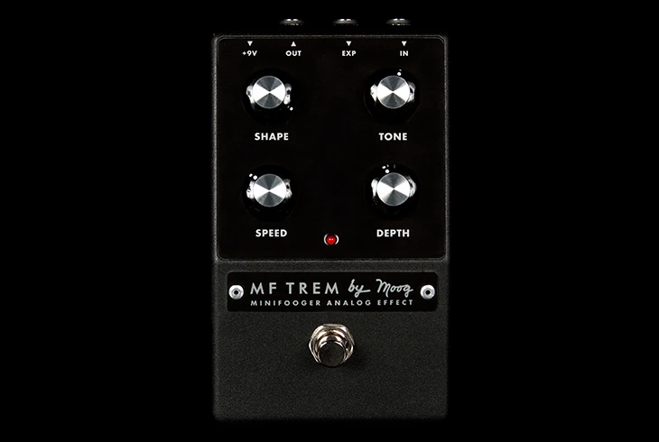 The stomp produces effects ranging from a classic optical tremolo right up the brink of phaser or chorus territories