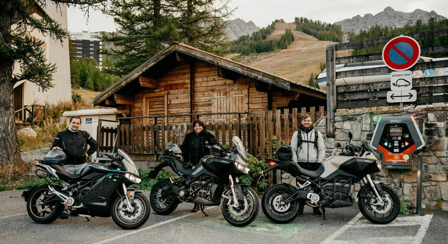 The record attempt ride had three bikes – the DS, an SR/S and the DSR/X adventure bike