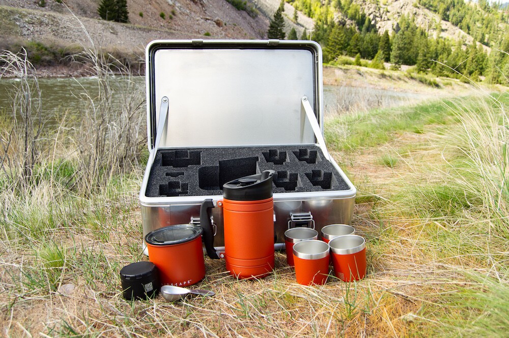 Design pieces together nearmilitarygrade camp coffee kit