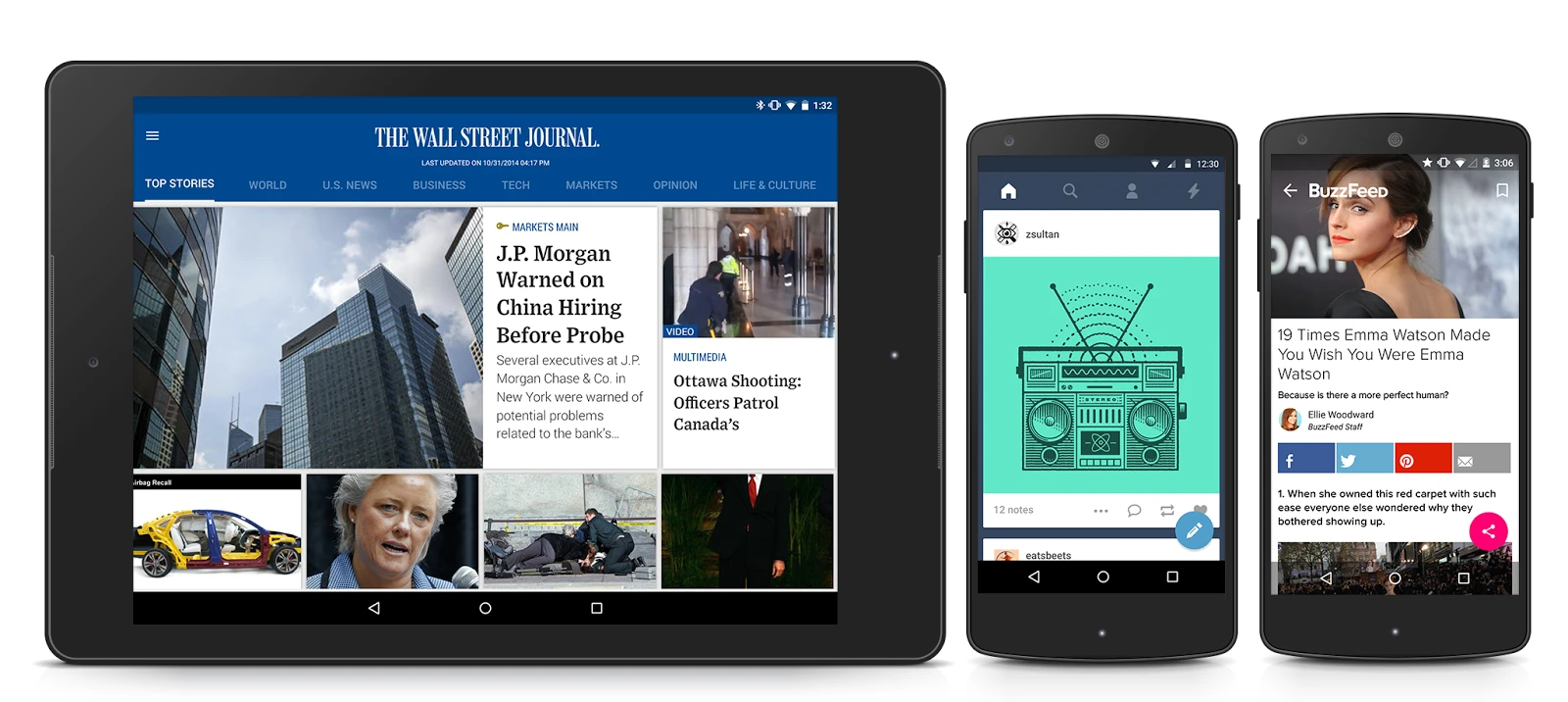 Third-party apps in material design