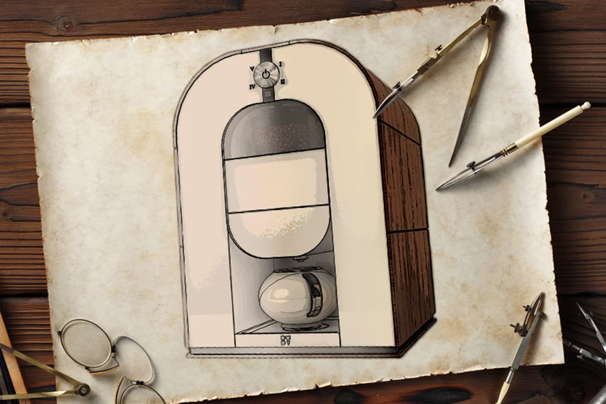 The Bonaverde machine roasts, grinds and brews coffee