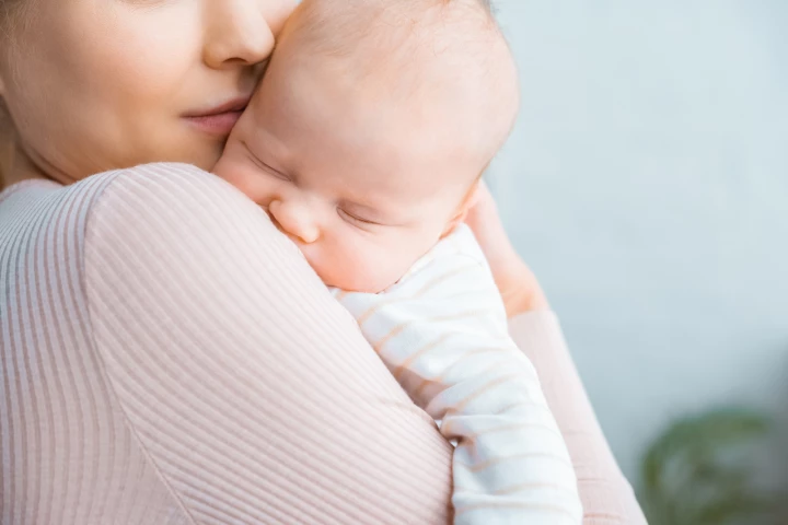 According to the study, carrying a baby while walking for five minutes is much more effective than holding it while sitting still