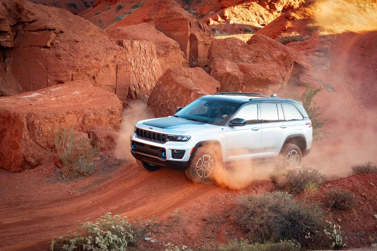 The 2022 Jeep Grand Cherokee Trailhawk 4xe has conquered the Rubicon Trail on electricity alone