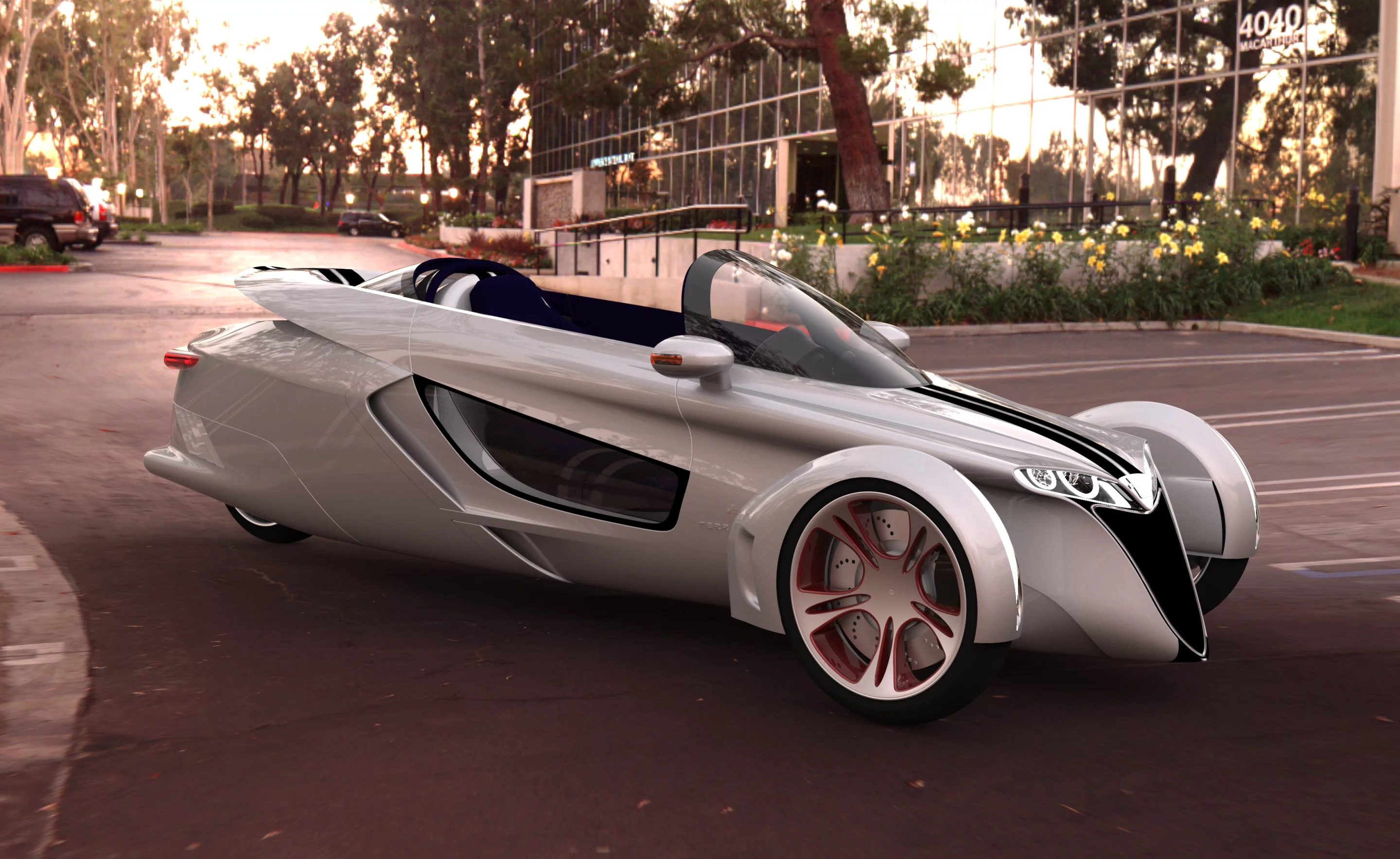 The TerraCraft tilting 3-wheel concept