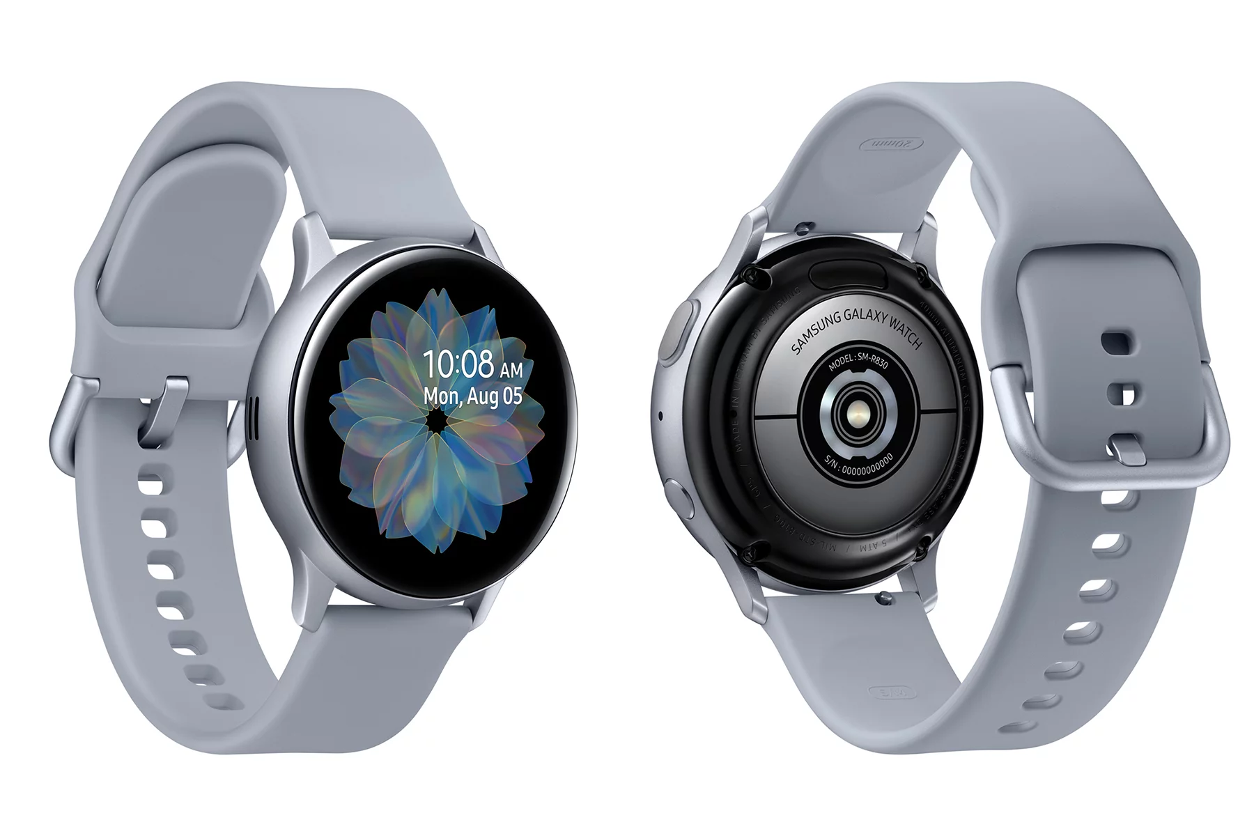 Three color options are available: black, silver (shown here) and pink