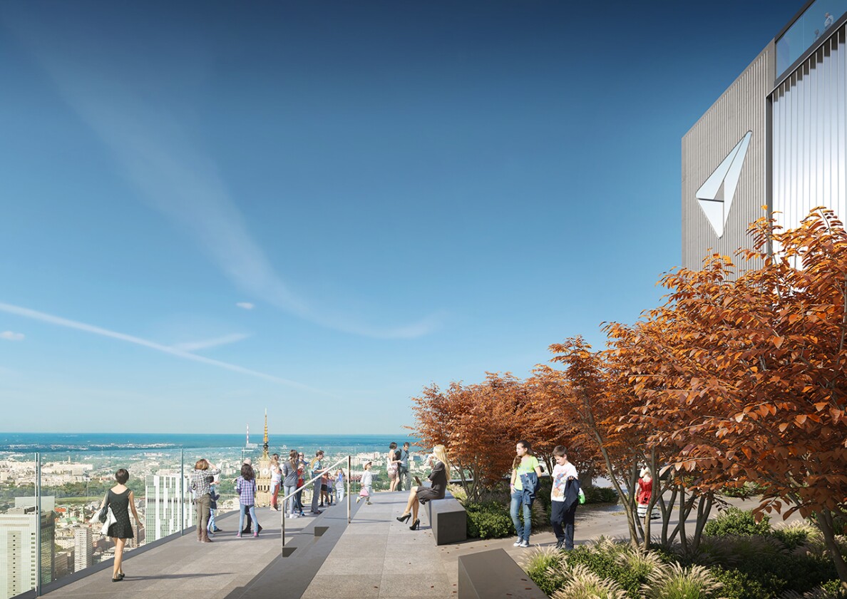 Construction of the Varso Tower is due to be completed in 2020