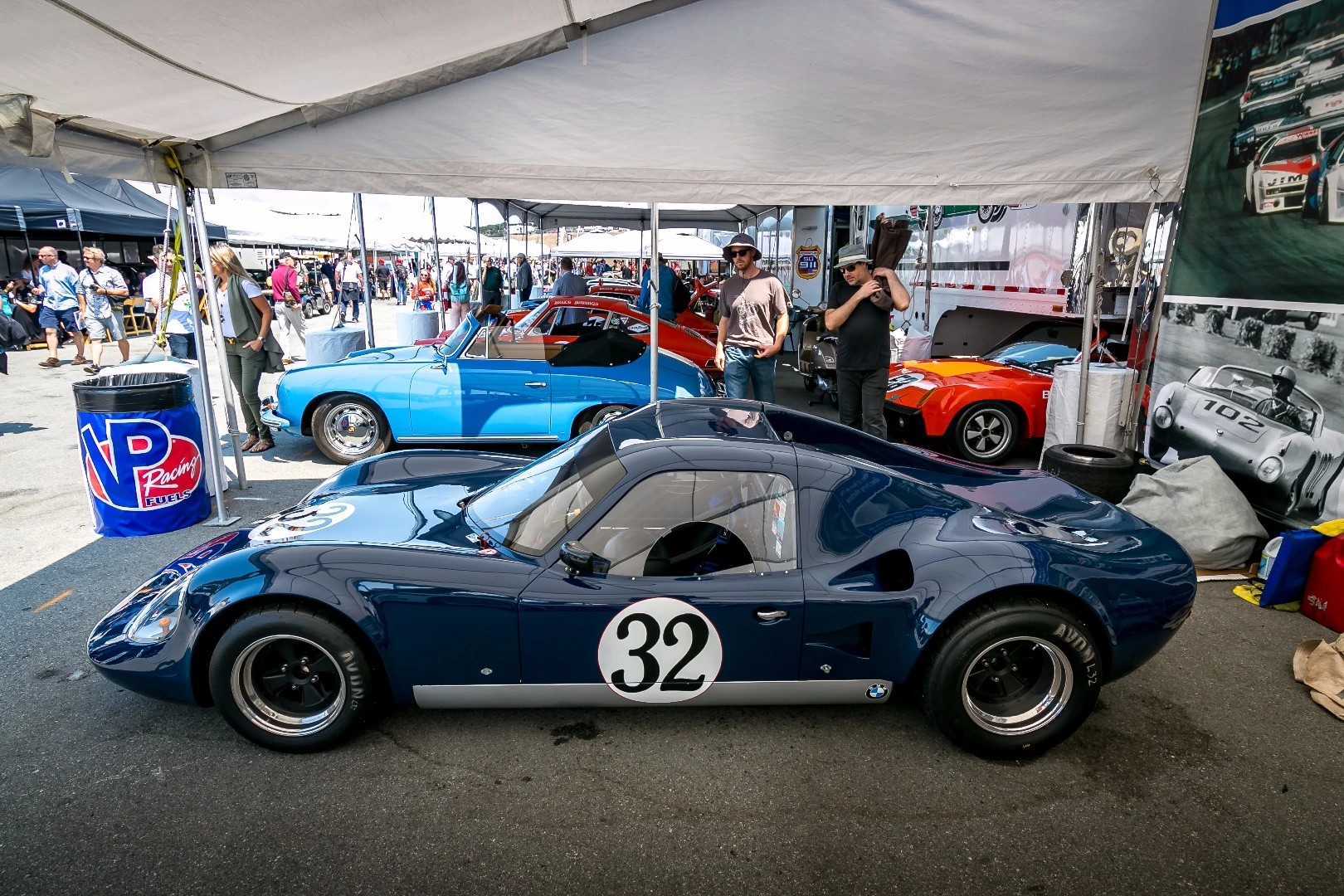 Competitors work side by side in a far from competitive environment