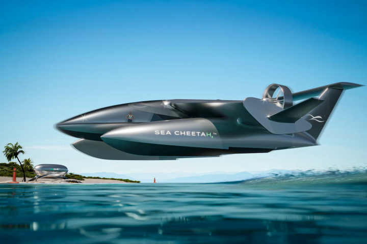 Wing-in-ground effect efficiency meets hydrogen levels of energy storage for long-range low-altitude flight