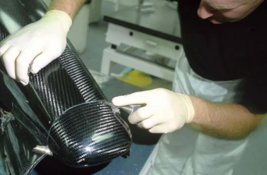 The finishing touches on nosecone manufacture