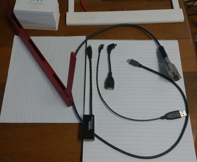 Livi has committed to supplying the unit with micro-HDMI, MHL and short HDMI (for iPhone) cables