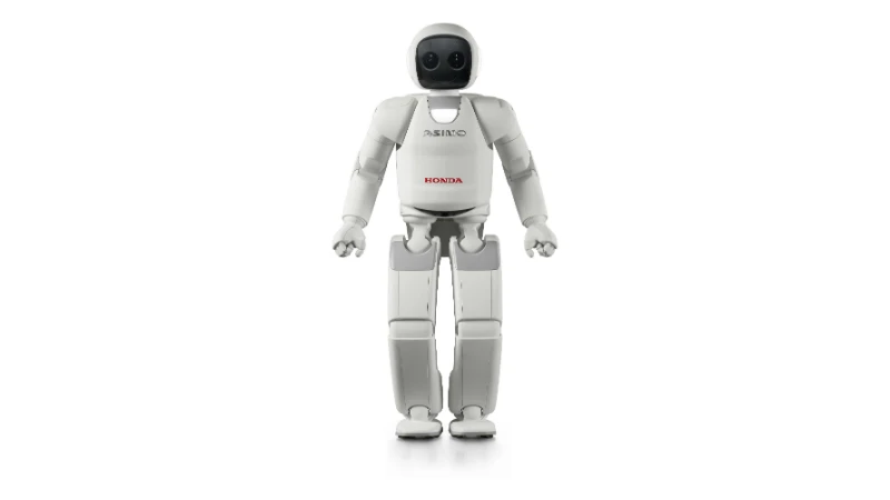 ASIMO has 57 degrees of freedom (up from 23 previously), is 130 cm tall and weighs 50 kg