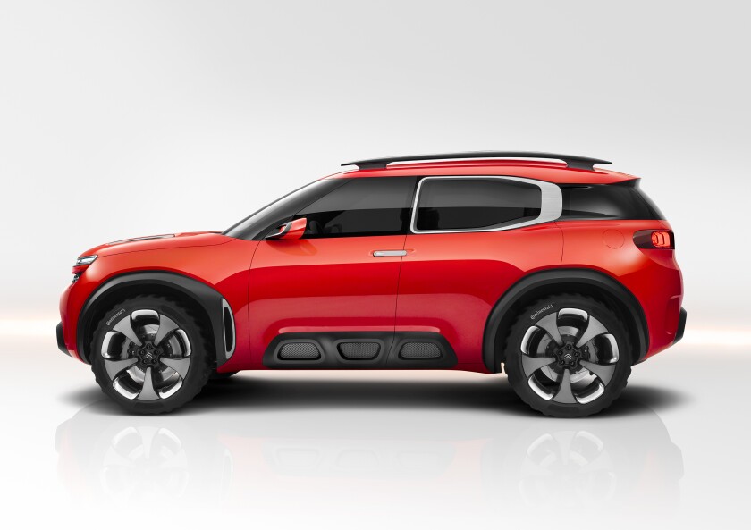 Among the defining features of the Aircross are the Alloy Bumps