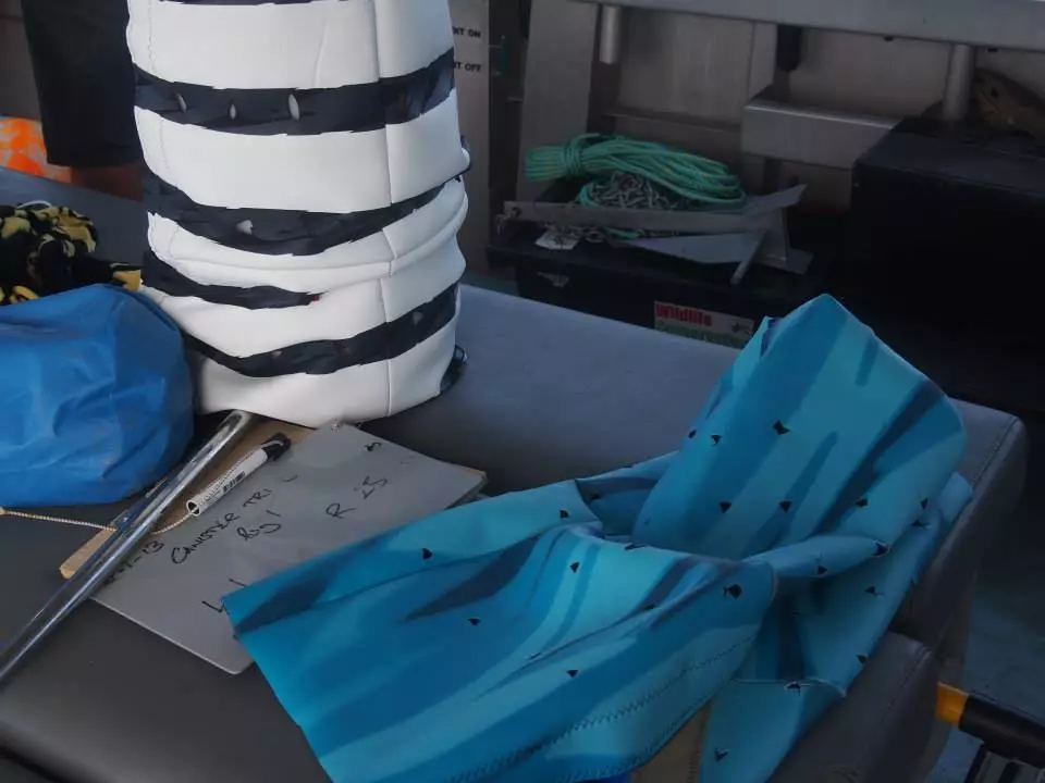 Different patterns used in sea tests