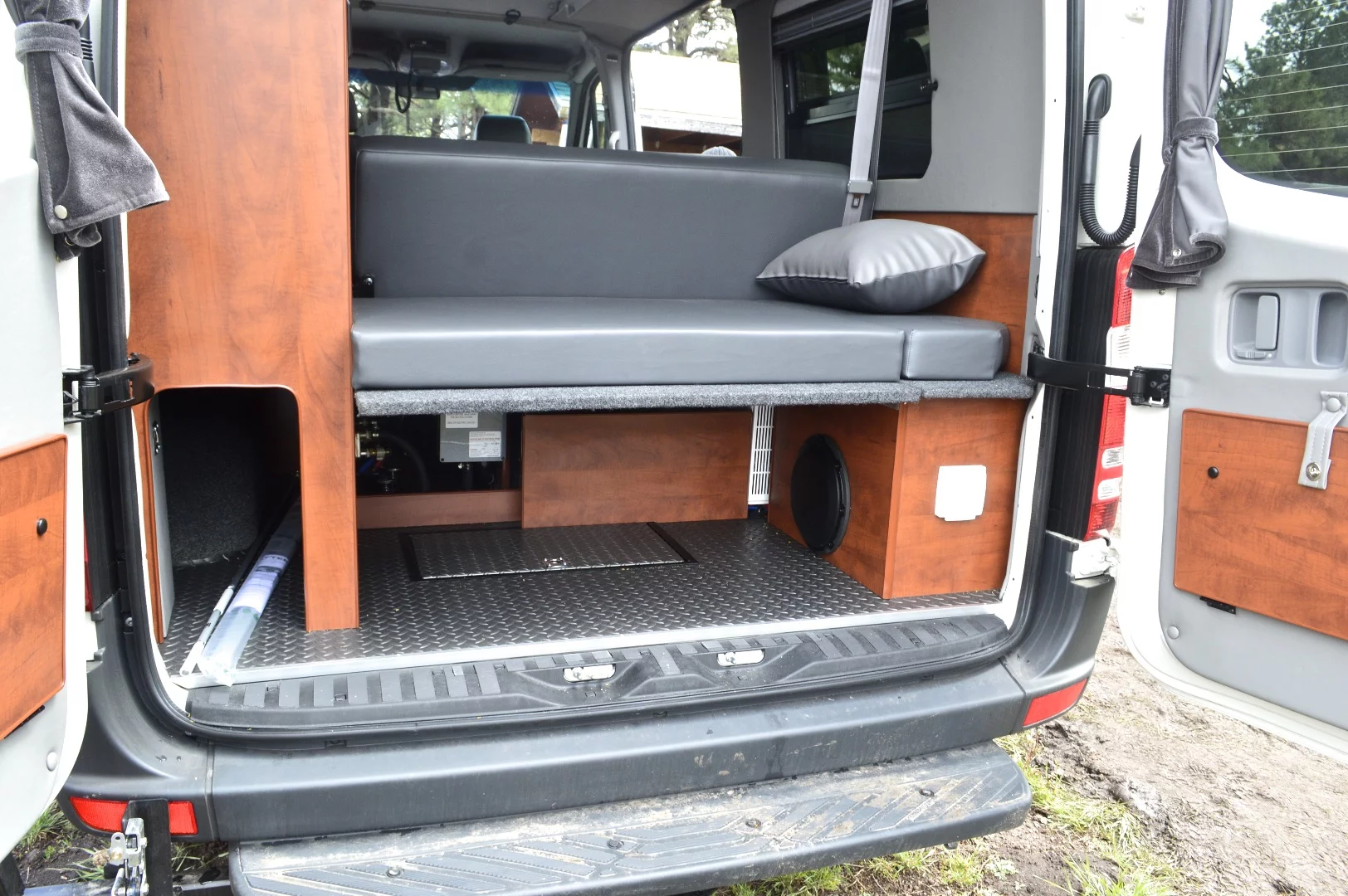 Inside the Sportsmobile Sprinter 4x4
