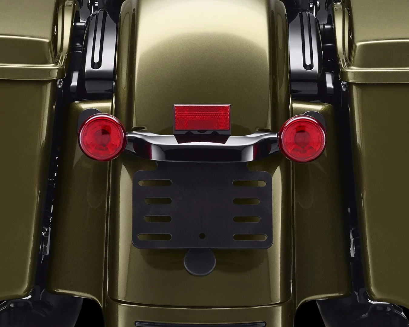 The tail unit of the 2017 Harley-Davidson Road King Special