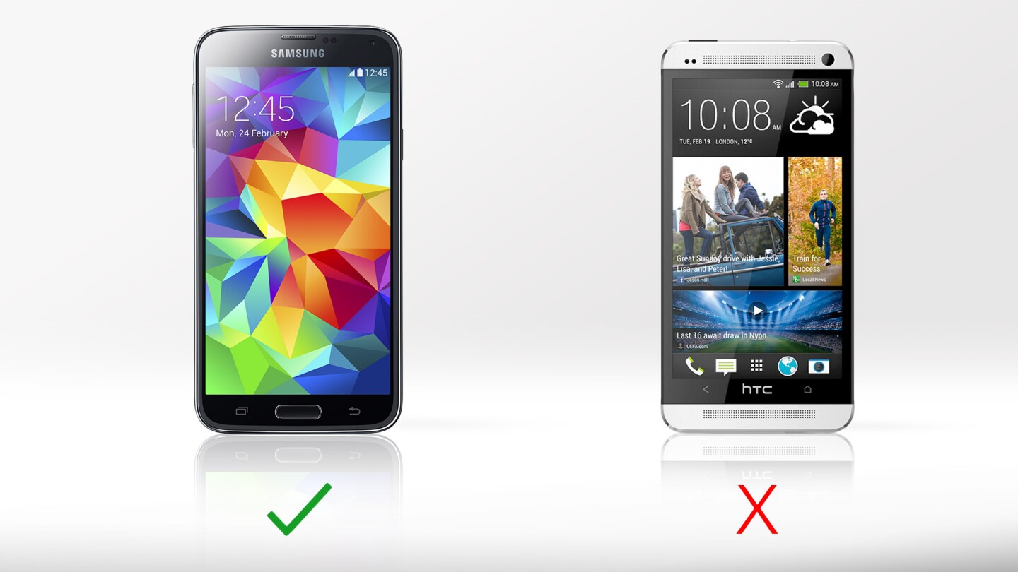 The GS5 also has a heart rate sensor so you can check your pulse