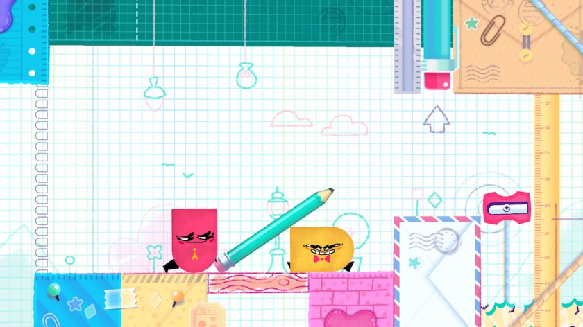 Snipperclips is an indie puzzle game for the Nintendo Switch