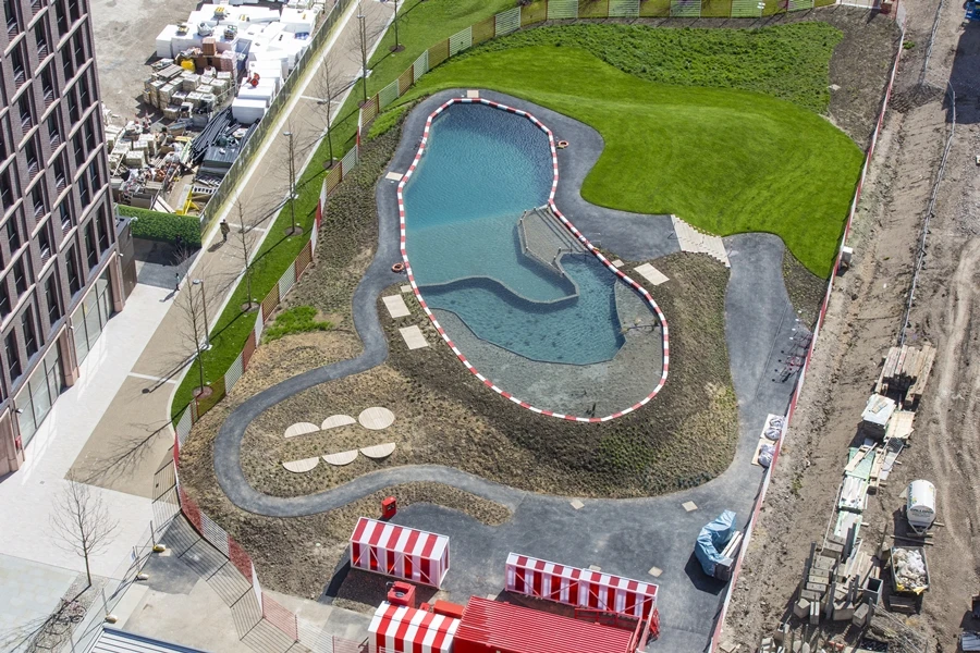 The pond opened on May 22 and is expected to remain open for up to 2 years
