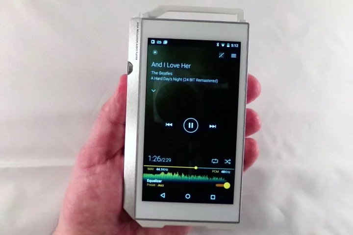 The Pioneer XDP-100R-S is designed for high-resolution files