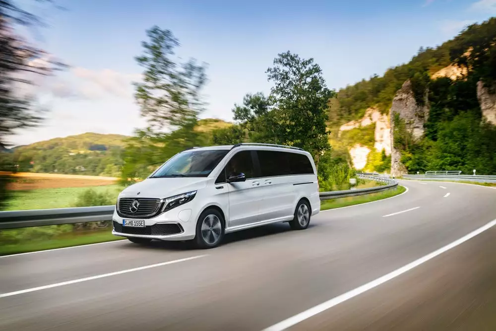 The EQV becomes the second official member of the all-electric EQ production vehicle family