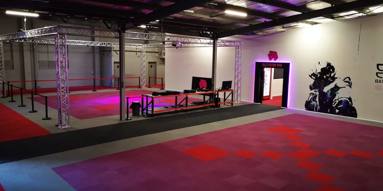 Autron VR has several play spaces set up for different games