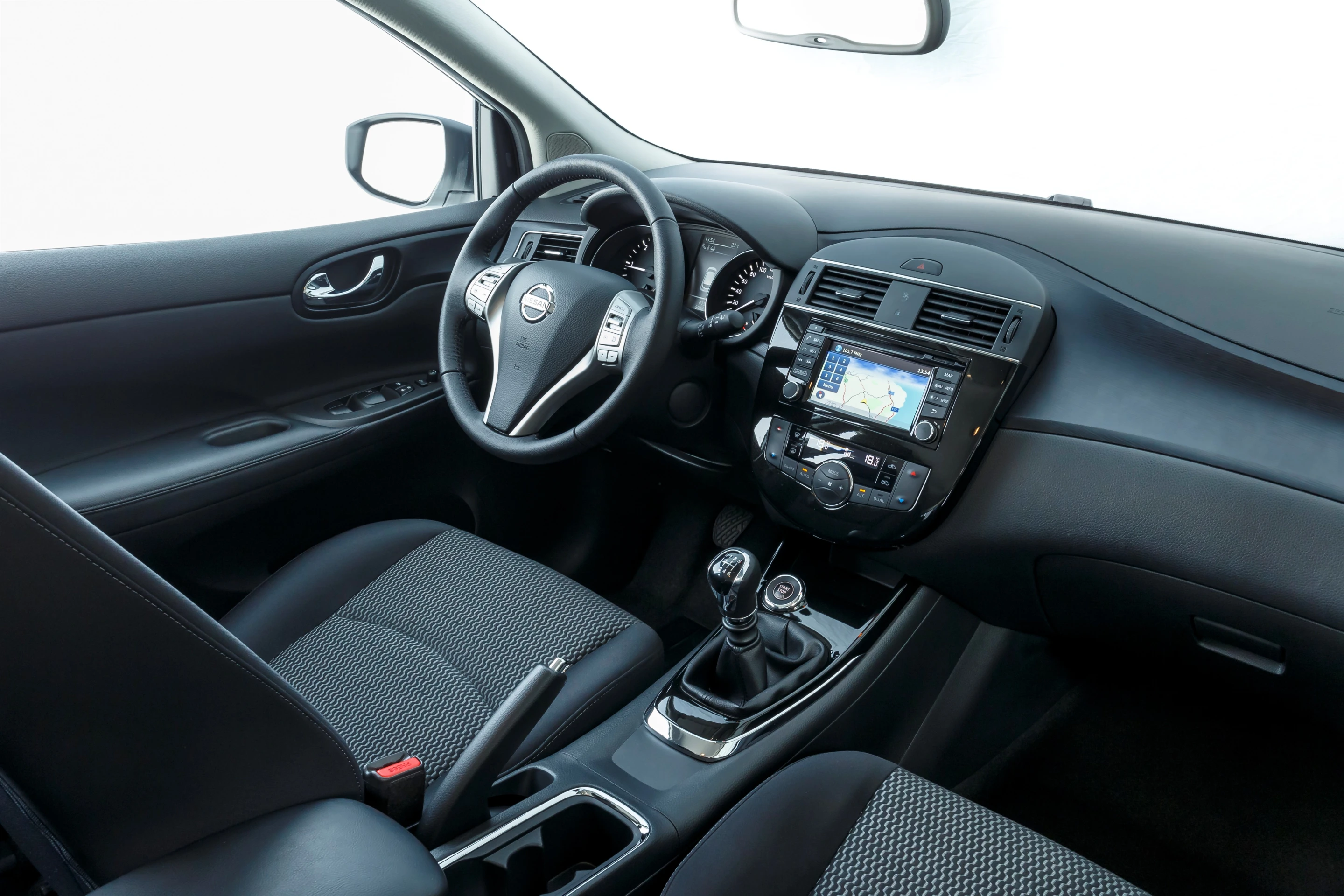 Nissan claims the Pulsar's interior is more spacious than that of its competitors