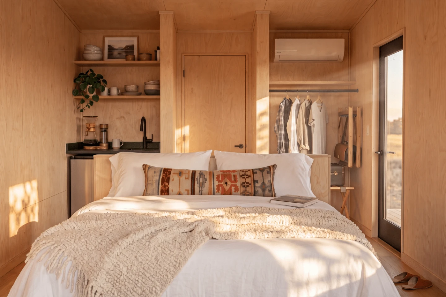 The Atlas' interior layout is best suited to vacation use rather than a full-time home