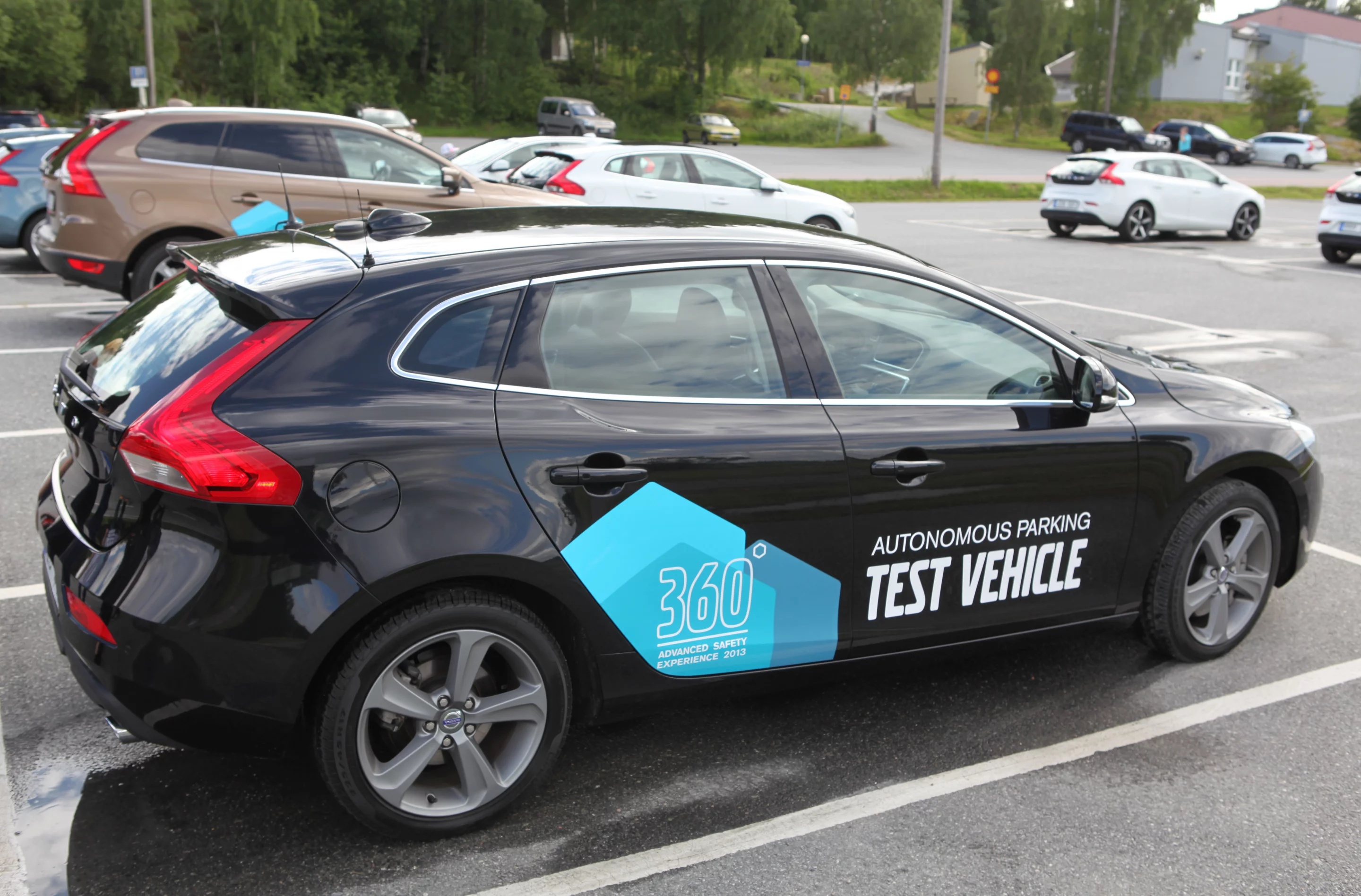 Volvo's autonomous parking prototype