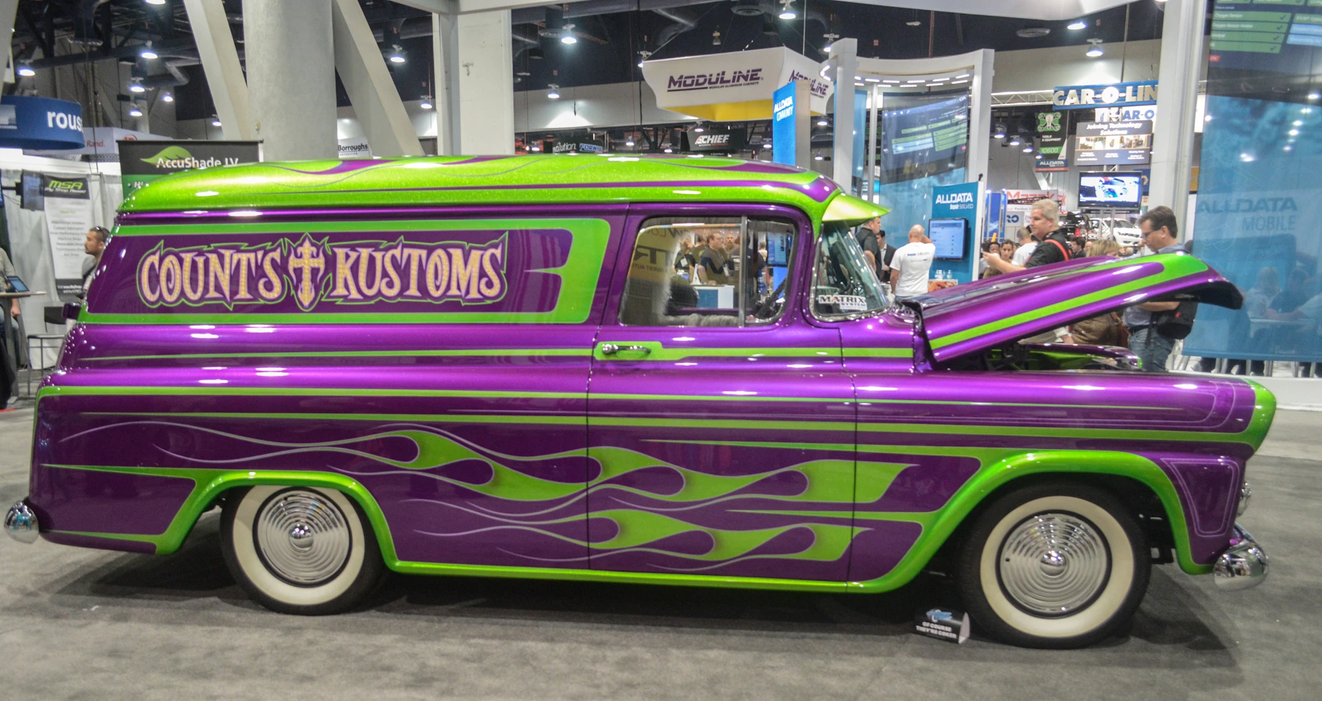One of the louder paint jobs at the entire SEMA Show (Photo: C.C. Weiss/Gizmag)