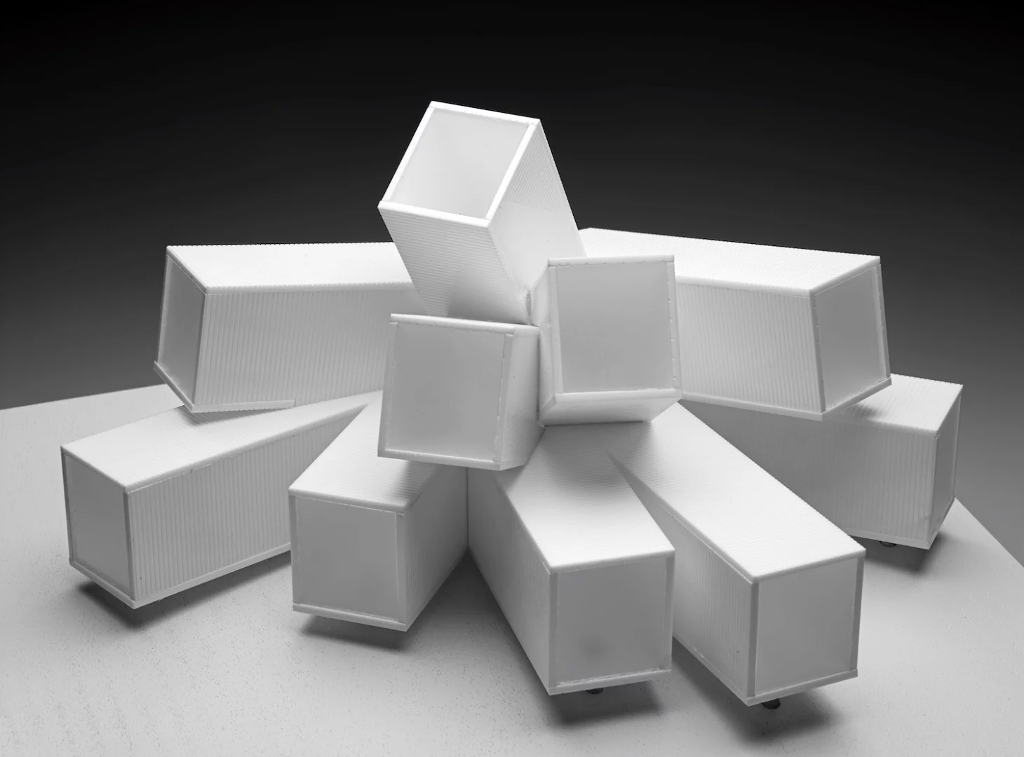 Hechingen Studio, the original office the Joshua Tree Residence is based on – the model was made by Make Models, Marrickville, New South Wales and is on display at the National Maritime Museum of Australia