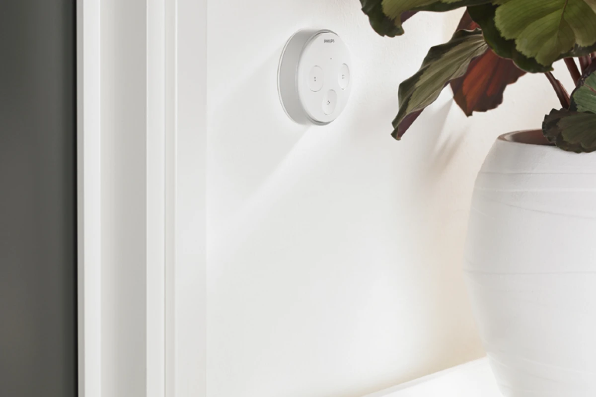 Hue tap allows users control over their hue light bulbs without using their smart device