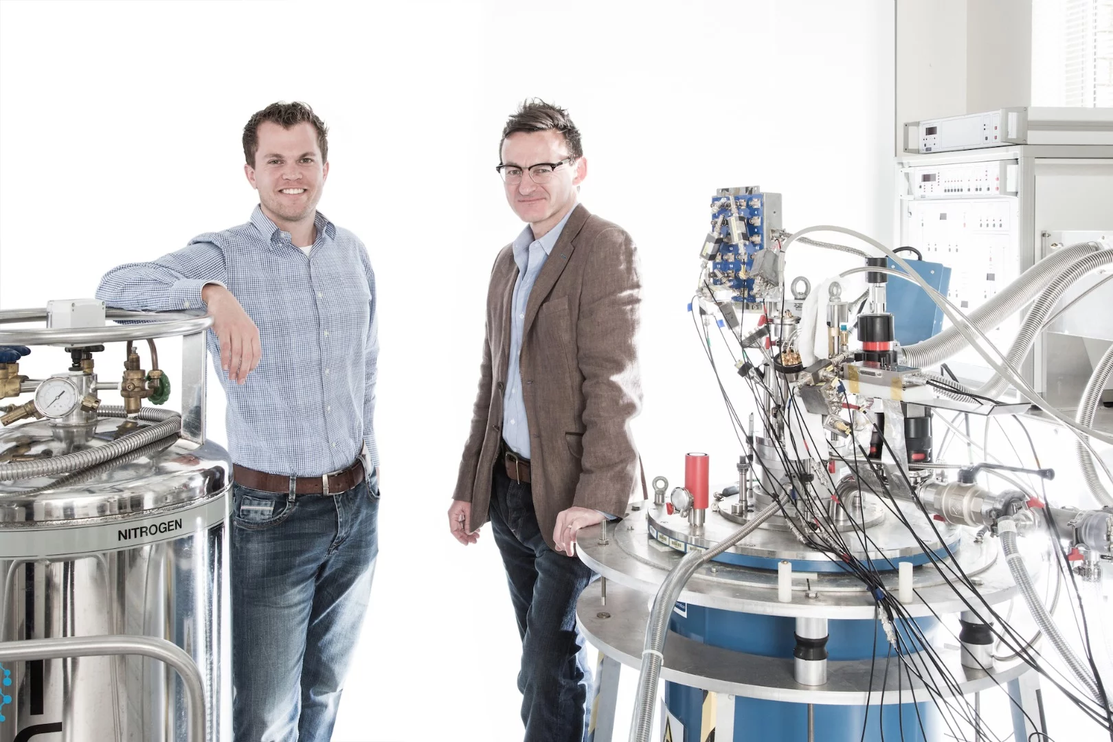 Quantum leap: Lead researchers Menno Veldhorst and Andrew Dzurak