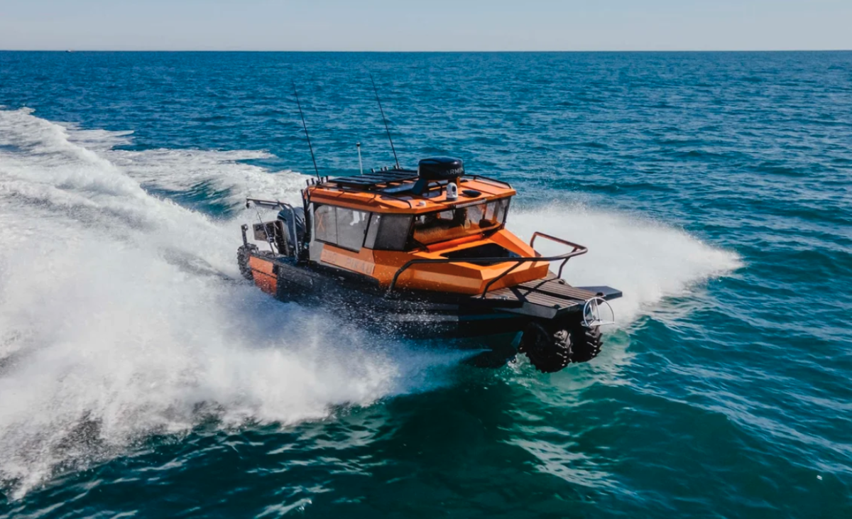 Radical amphibious camper journeys to wilds other RVs will never find