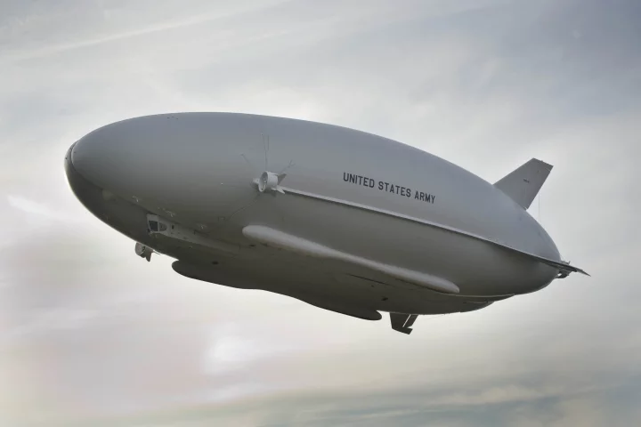 First flight of the Northrop Grumman LEMV airship (Photo: Northrop Grumman)