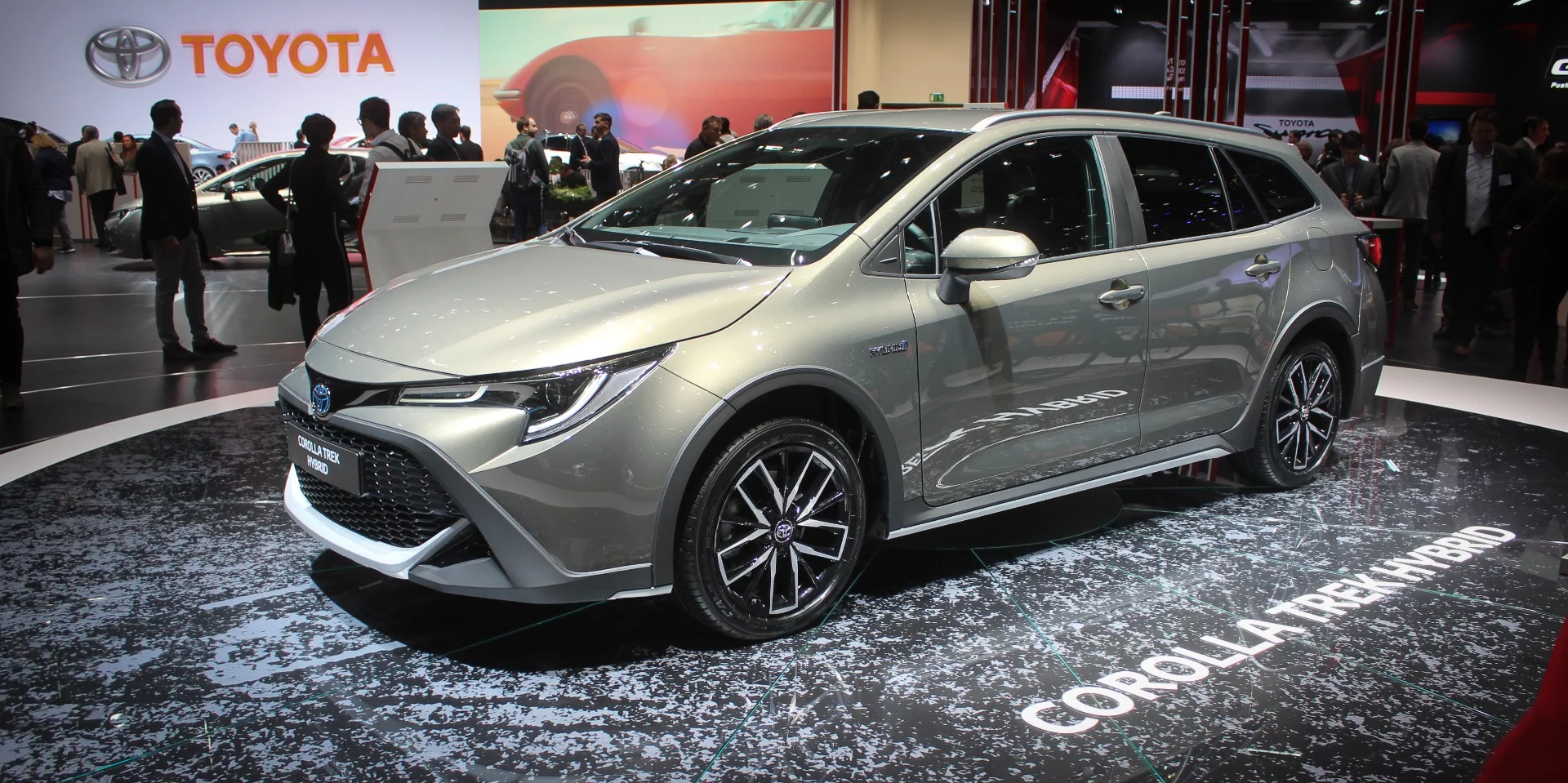 Toyota's Corolla Trek Hybrid looks a tad rugged with its plastic cladding. There's no AWD on offer, though