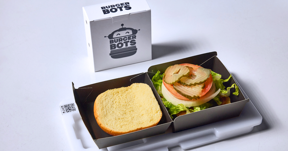 Robots Assemble Burgers in Record Time