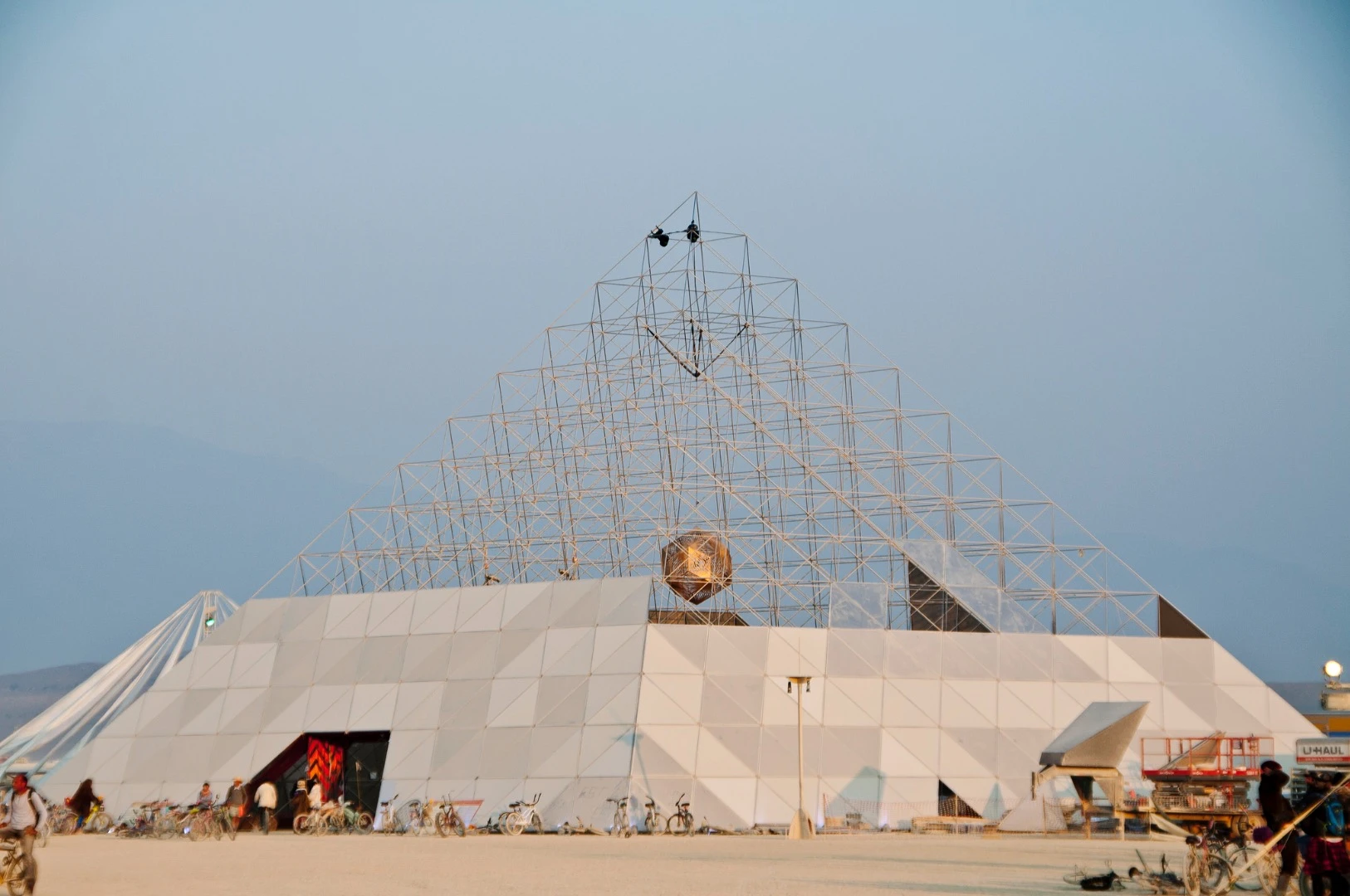 It wouldn't be Burning Man without at least one giant pyramid