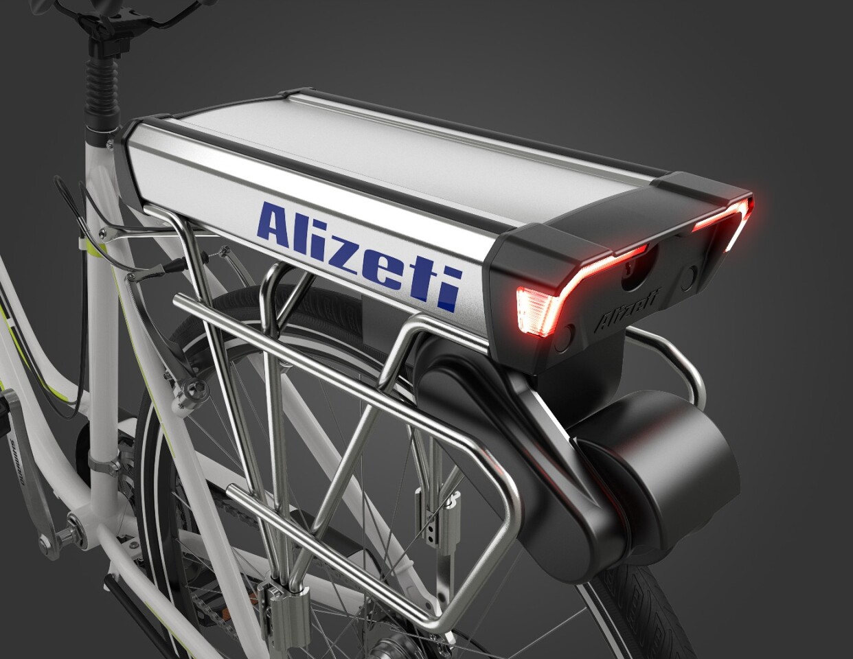 Motor-equipped rear rack electrifies your bike