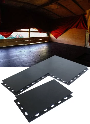 This protective floor covering can reduce parasitic infections by as much as 78 percent