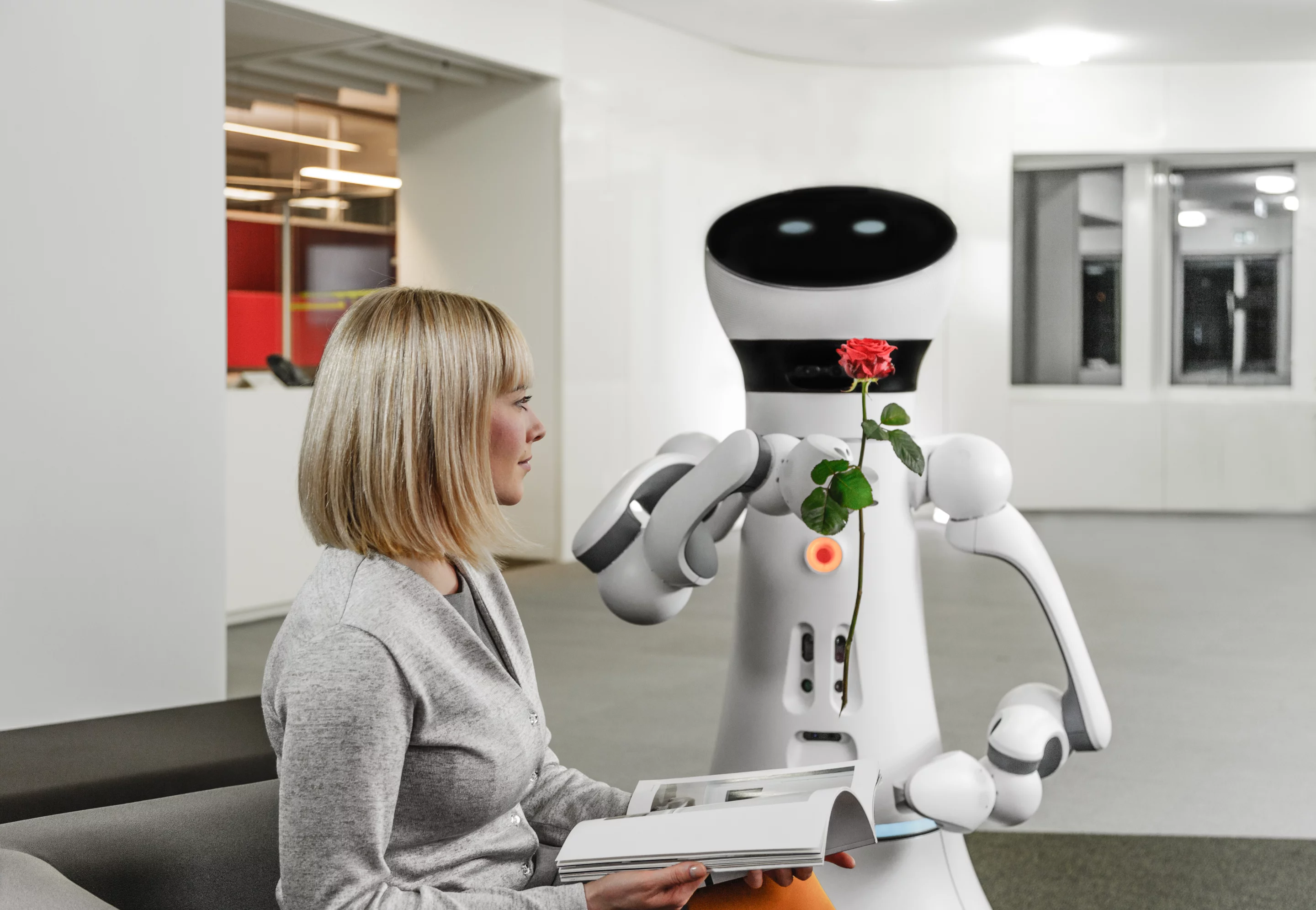 The Care-O-bot 4 is designed to be an affable service robot on a budget